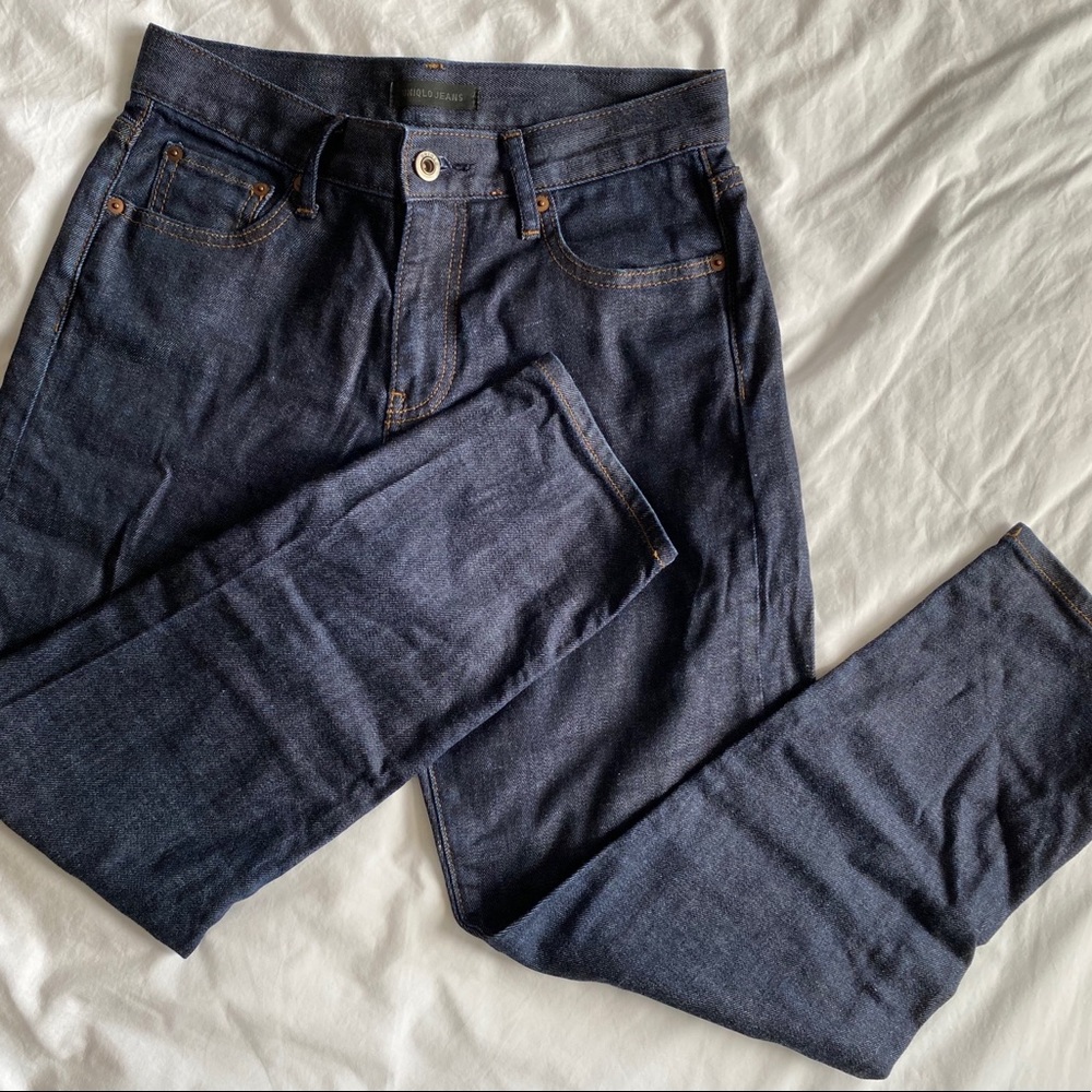 Dark Wash Boyfriend Jeans